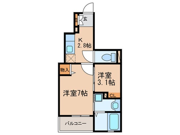 リンデンⅡの物件間取画像